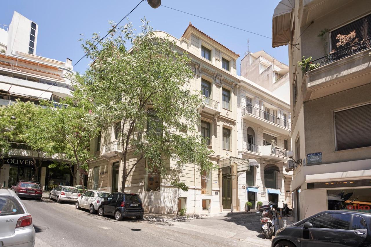 Charitos Iχ, Chic N Modern 2Bd Apt Atene Esterno foto